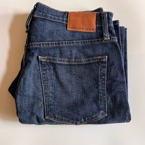 Pointe du sur size 29 high rise flare bottom jeans